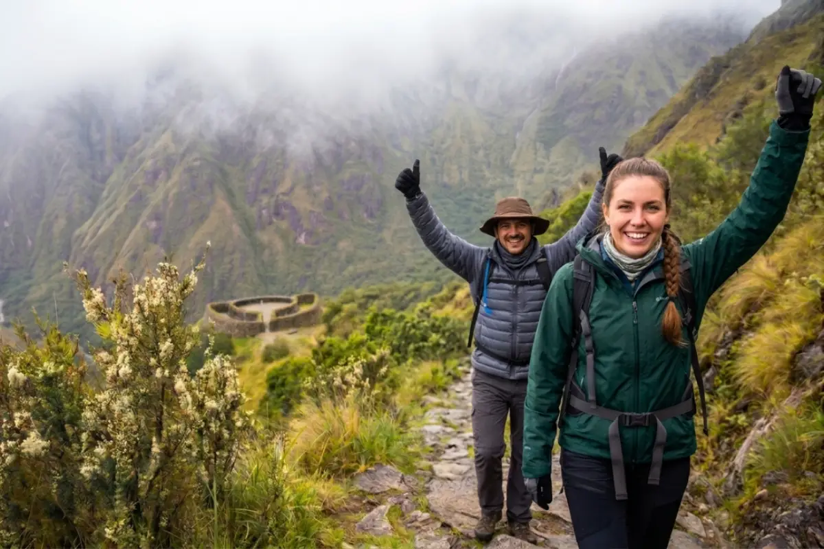 inca trail in january, a perfect day in a rainy season